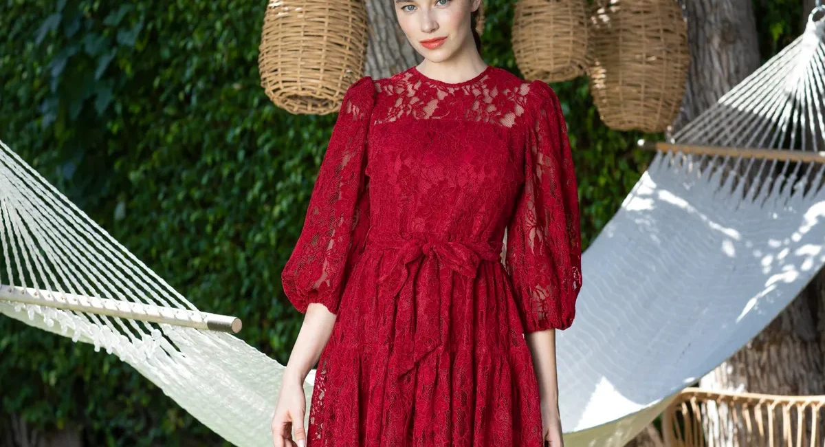 Brooks Nader Dolce Gabbana dress