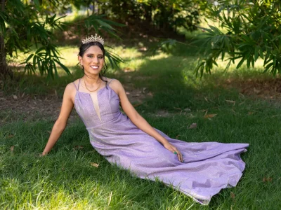 Sarah Pidgeon Chanel gown