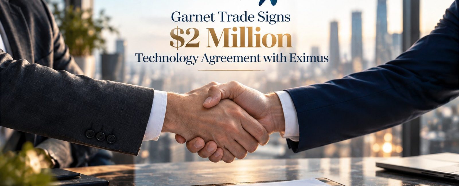 Garnet Trade and Eximus technology agreement announcement: Garnet Trade Taps Eximus to Upgrade Its Technology in $2 Million Agreement